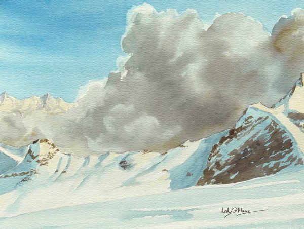 Clouds at Avoriaz, France