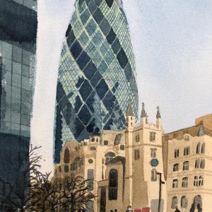 The Gherkin by St Mary Axe
