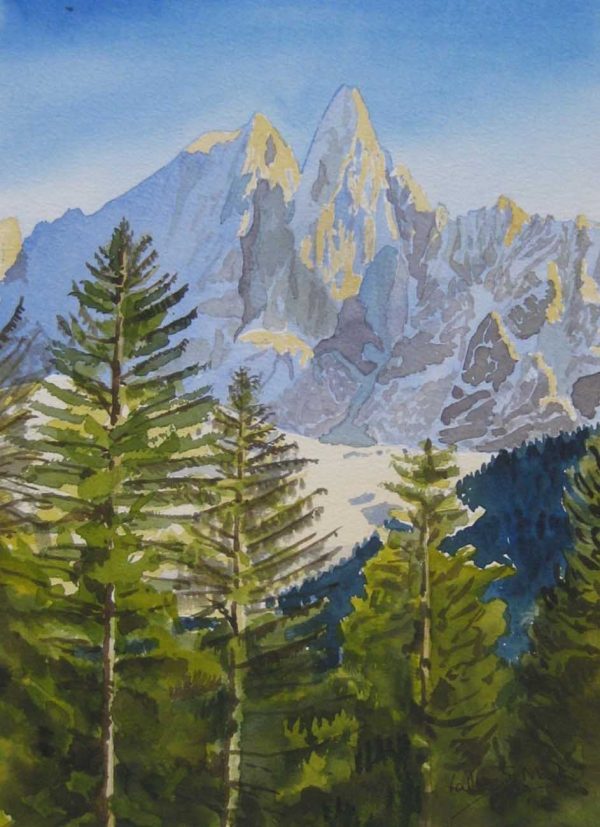 Le Dru from Flégère Car Park