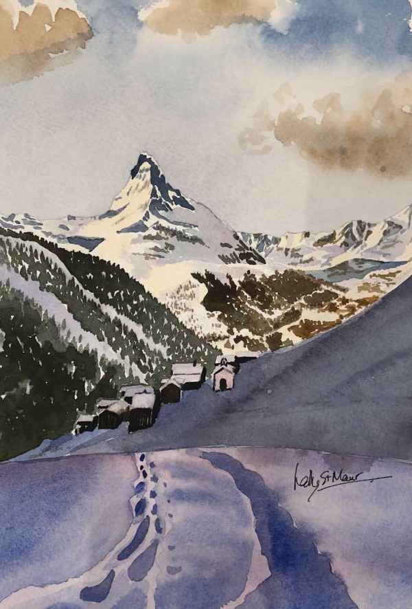 The Matterhorn from Sunnegga paradise