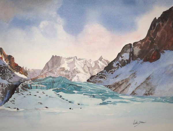 Mer de Glace as it used to be, Chamonix