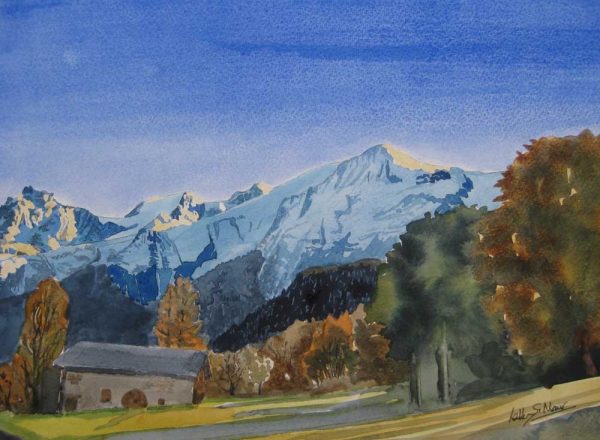 Mont Blanc from Les Houches
