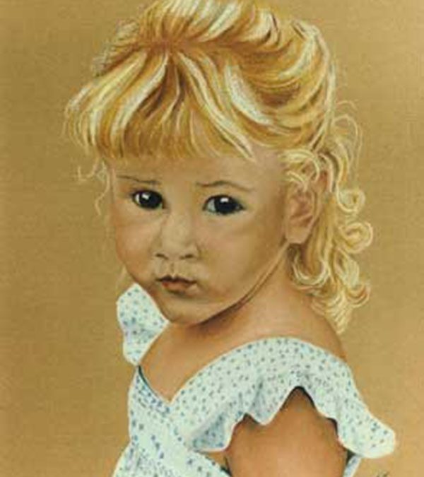 PORTRAIT OF CHARLOTTE IN PASTEL