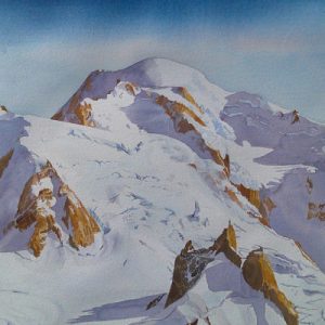 Framed Print of Mont Blanc
