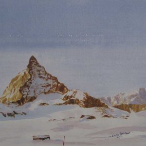Framed print of the Matterhorn