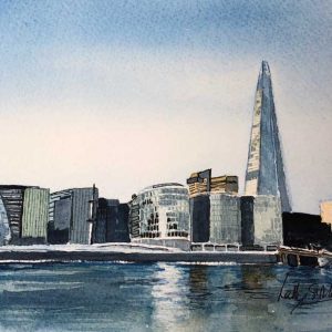 The Shard from the North Side of the Thames